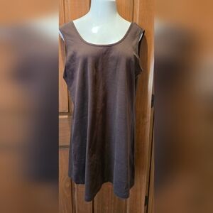 Chadwicks Chocolate Brown Tank Dress